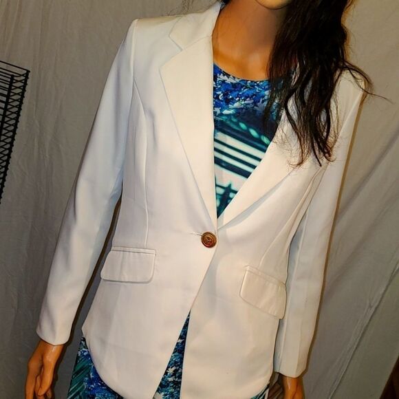 Owind white single breasted blazer - Picture 1 of 7